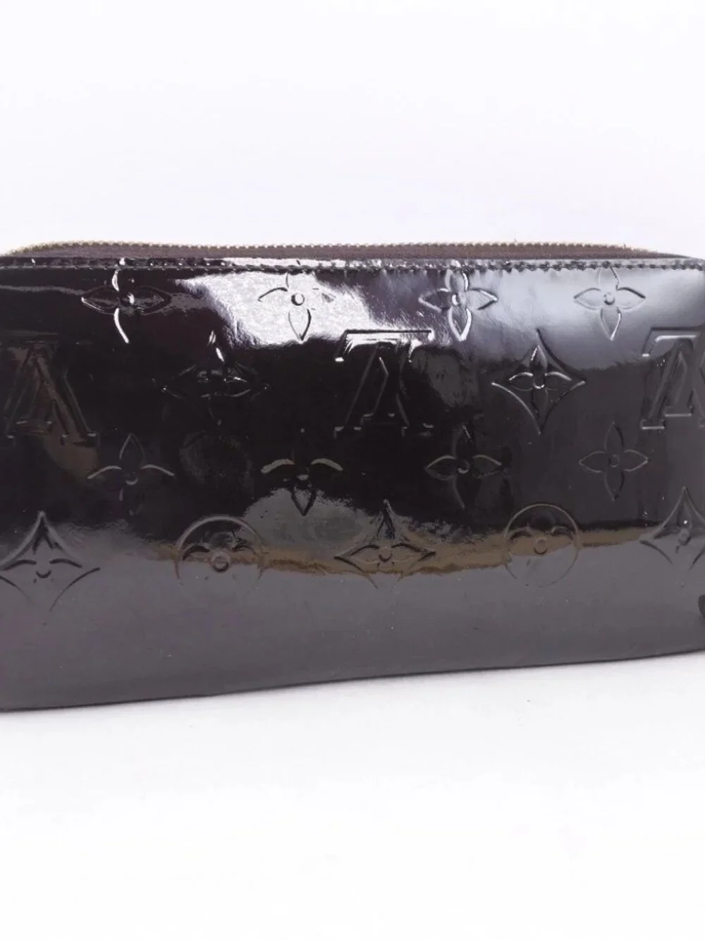 LOUIS VUITTON Zippy wallet Purse Zip Around Amarrant wine-red